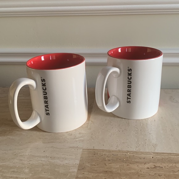 2 2012 Starbucks Coffee Cup Mug  Christmas Pattern Coffee - Picture 3 of 8